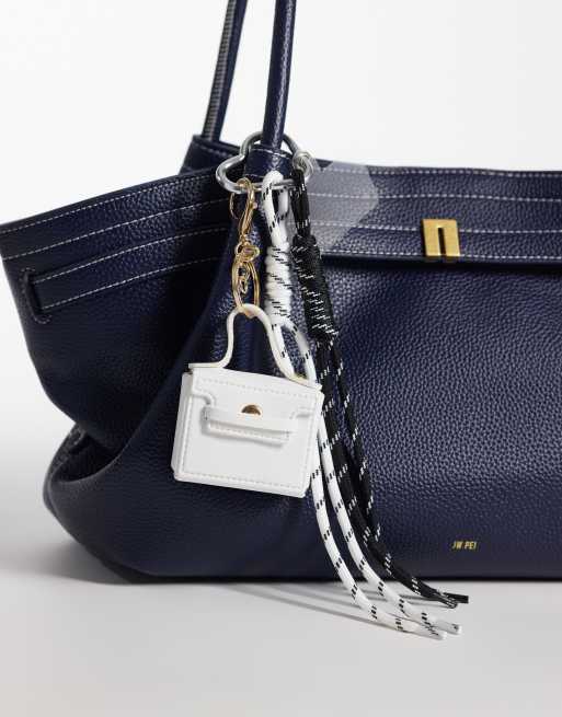Vero Moda - Mini breloque sac à main - Crème et marron, 3 de 3
