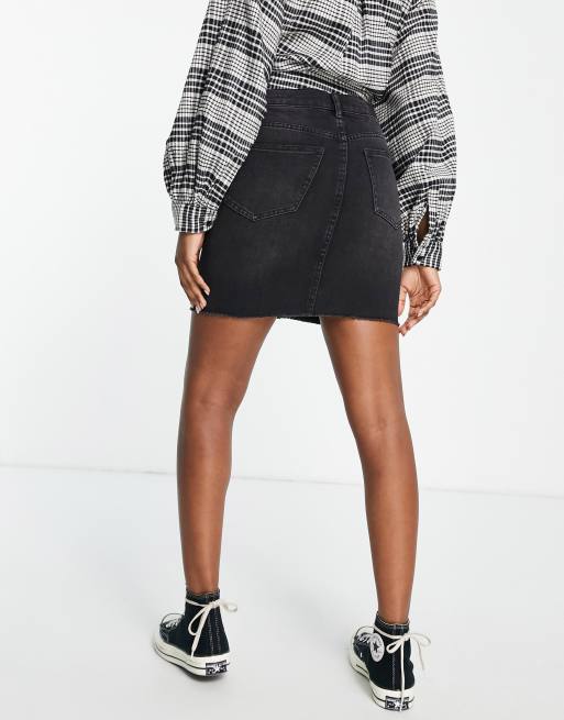 Vero moda clearance black denim skirt