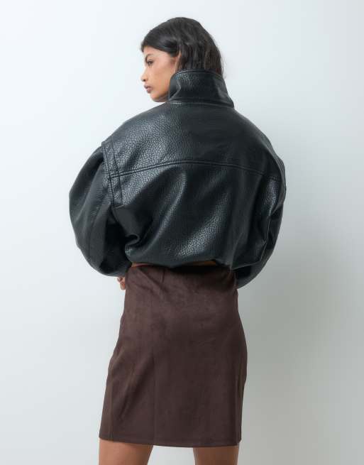Vero Moda mini-jupe marron chocolat, 3 de 5