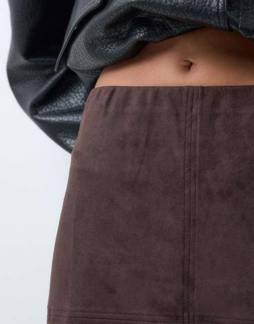 Vero Moda mini-jupe marron chocolat, 4 de 5