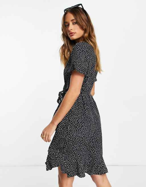 Vero moda stippen discount jurk