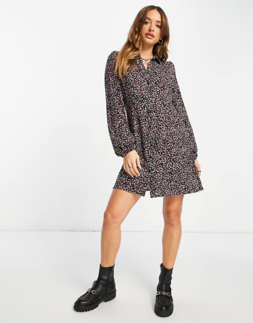 Vero moda 2025 black floral dress