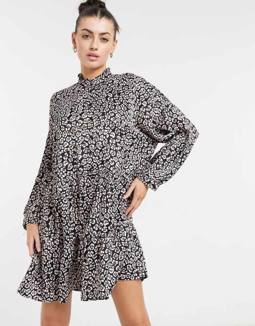 Vero moda jurk discount tijgerprint