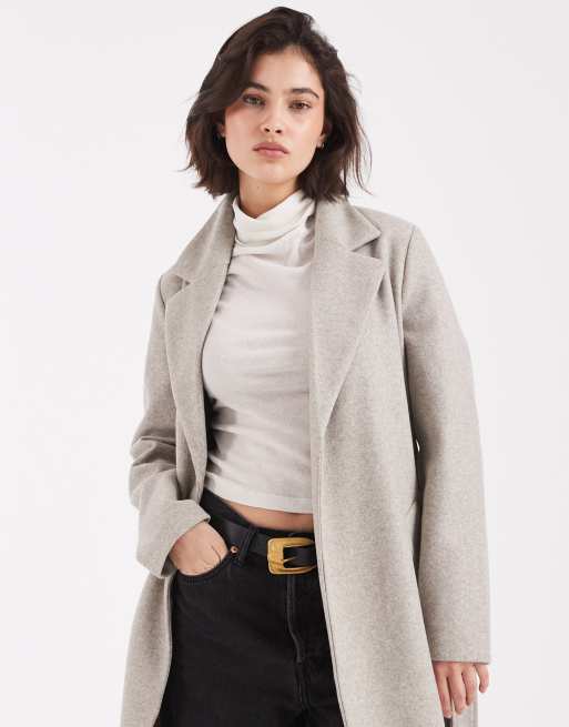 Vero Moda - Minkfarvet meleret formel midifrakke med bælte, 2 af 4