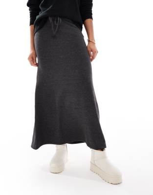 Shop Vero Moda Mix And Match Supersoft Maxi Skirt In Black