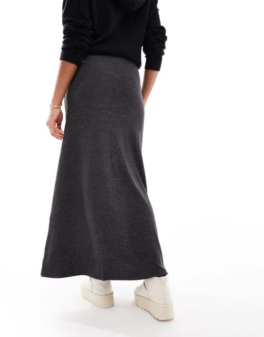 Vero Moda Mix and Match supersoft maxi skirt in black ASOS