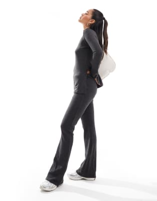 Vero Moda Mix And Match Supersoft Side Split Top In Black