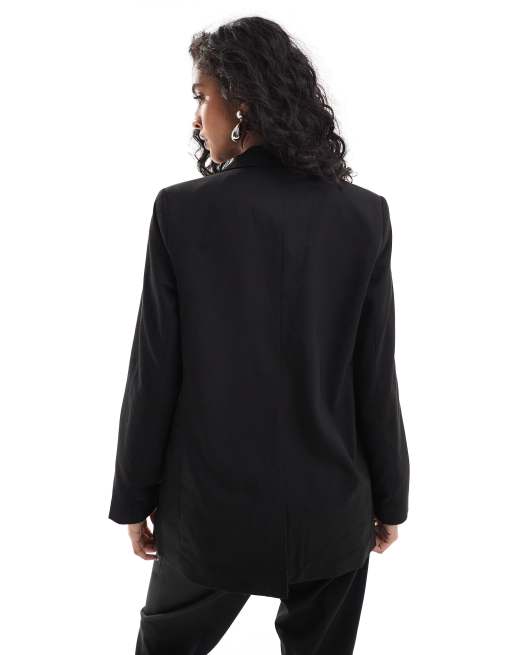 Vero Moda - Mix en match - Smalle elegante blazer in zwart, deel van co-ord set, 2 van 4