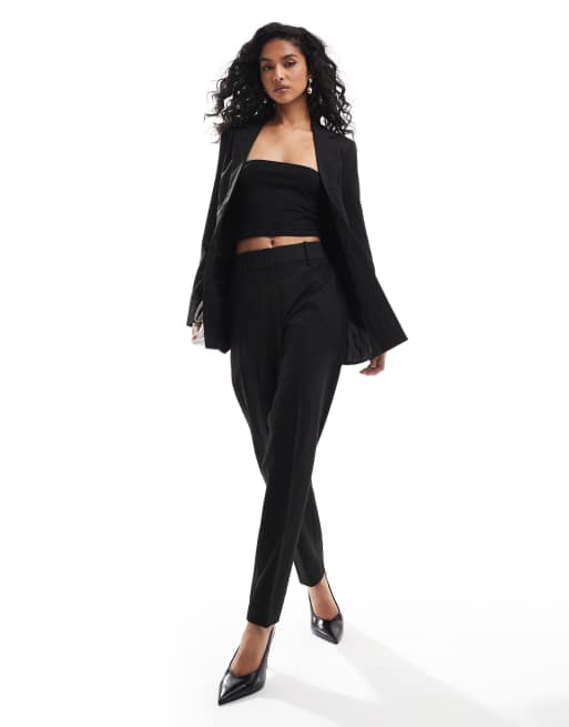 Vero Moda - Mix en match - Smalle elegante blazer in zwart, deel van co-ord set, 4 van 4