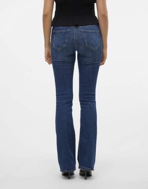 Vero Moda – Mörkblå jeans med smal passform, 3 av 5