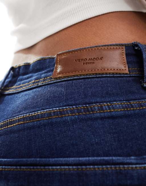 Vero Moda – Mörkblå, skinny jeans i bomullsmix, 5 av 5