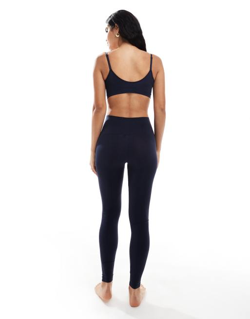 Vero Moda - Naadloze legging in donker marineblauw, deel van co-ord set, 4 van 5