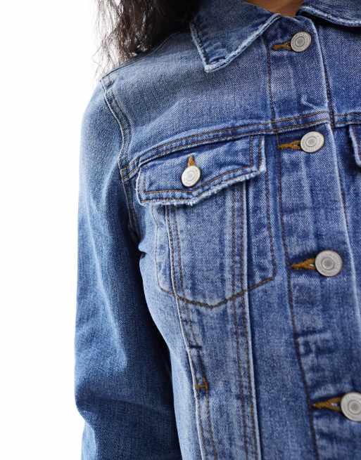 Vero Moda – Niebieska kurtka jeansowa, 3 z 4