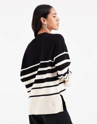 Vero Moda O-neck Sweater In Black
