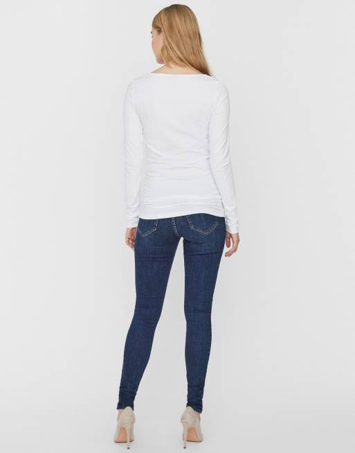 Vero Moda – Oberteil in Creme, 2 von 7