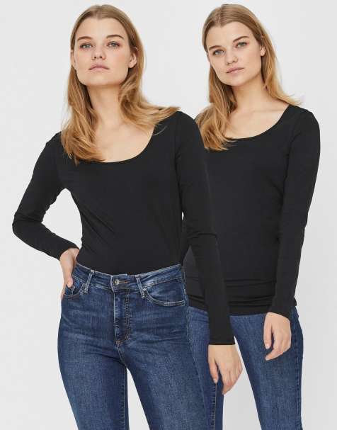 Vero Moda – Oberteil in Schwarz 1 - view 1