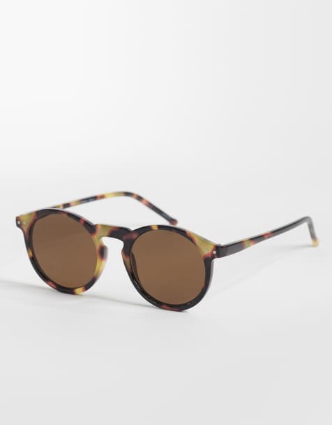 Vero Moda - Occhiali da sole tartarugati con montatura rotonda - view 1