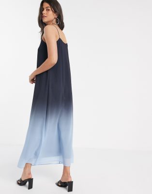 Dip-Dye Cami Pintuck Ruffle Dress, Madewell Maxi Dress