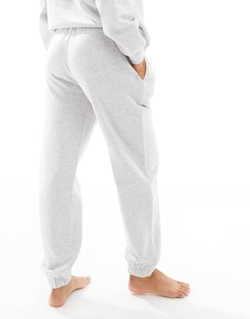 Vero Moda oversized cuffed trackies in light grey (part of a set
