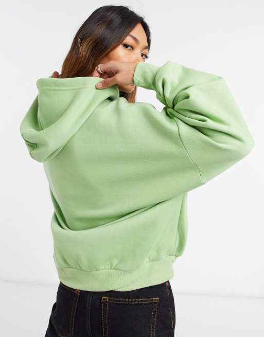 Light green oversized discount hoodie