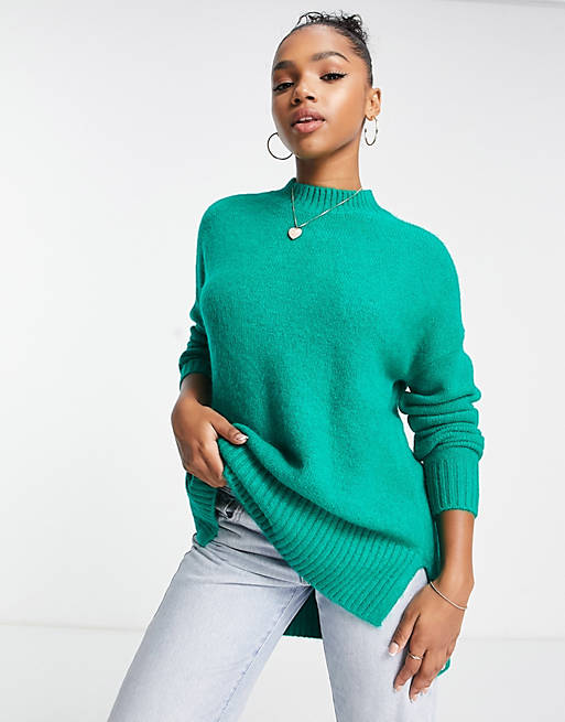 Vero Moda oversized jumper in green