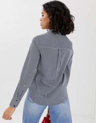 Vero Moda oversized stripe shirt | ASOS