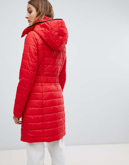 Vero moda padded funnel neck coat sale