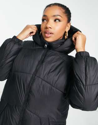 vero moda long puffer coat