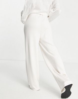 Pantalons et leggings Vero Moda - Pantalon ample - Crème