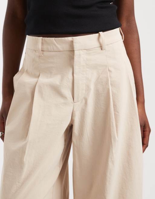 Vero Moda pantalon de costume large à plis profonds couleur crème, 5 de 5