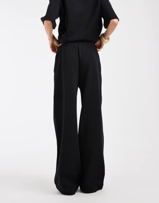 Vero Moda - Pantalon de jogging ample d'ensemble avec liens noués à la taille - Noir, 4 de 5