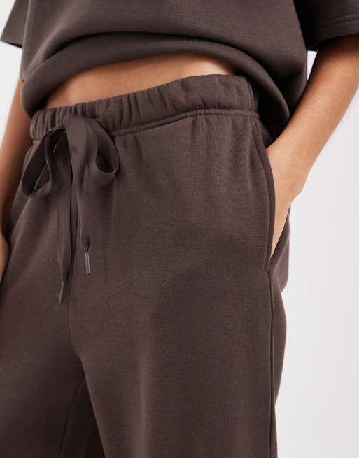 Vero Moda - Pantalon de jogging ample d'ensemble noué à la taille - Marron chocolat, 3 de 5