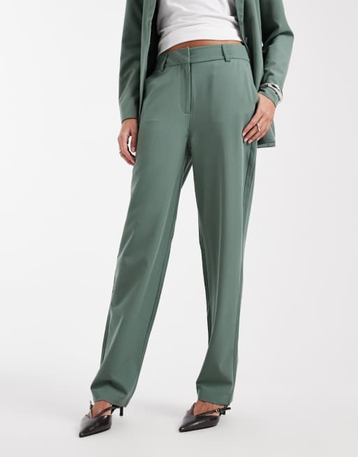 Vero Moda - Pantalon d'ensemble élégant coupe droite - Vert, 2 de 5