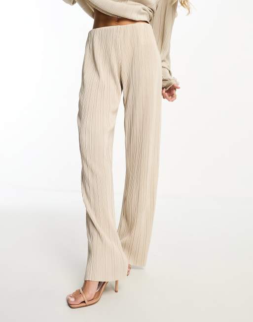 Vero Moda - Pantalon d'ensemble large plissé - Crème , 2 de 4