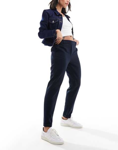 Vero Moda - Pantalon droit - Bleu marine - view 1