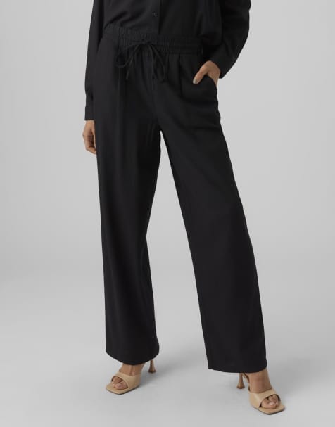 Vero Moda - Pantalon large - Noir - view 1
