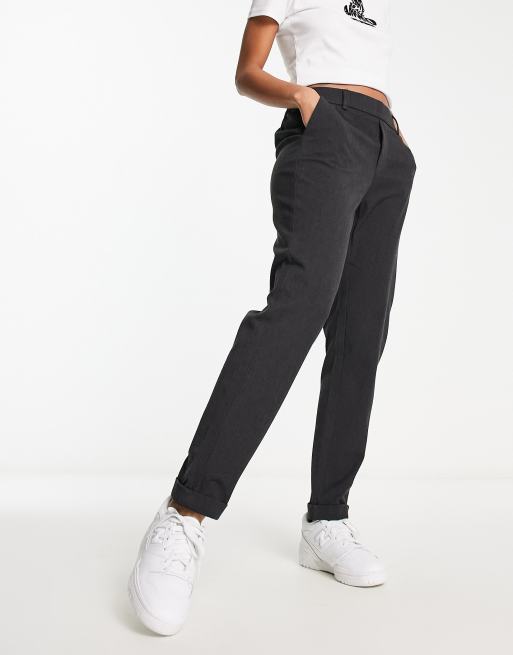Vero Moda - Pantaloni dritti grigio scuro, 4 di 4