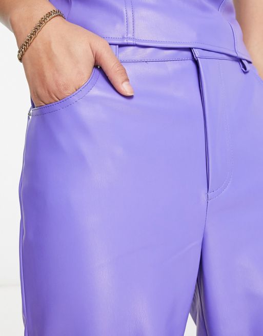 Pantaloni vita alta mod Zara VIOLA