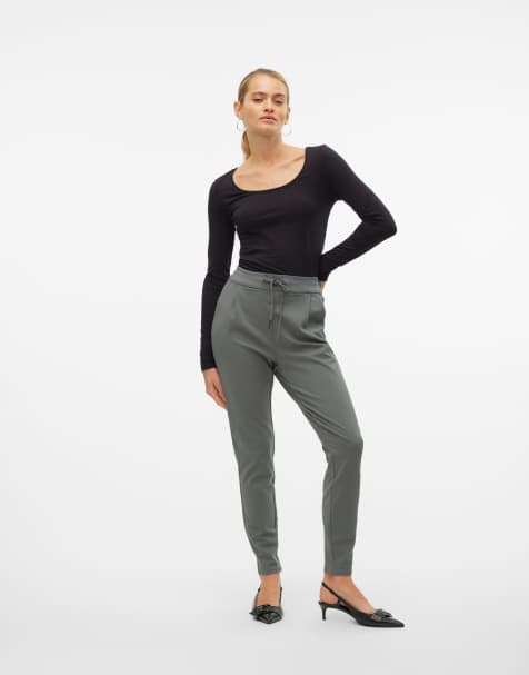 Vero Moda - Pantaloni verde balsamo - view 1