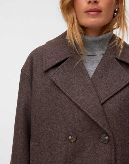 Vero Moda parka i kaffebrun, 4 af 5