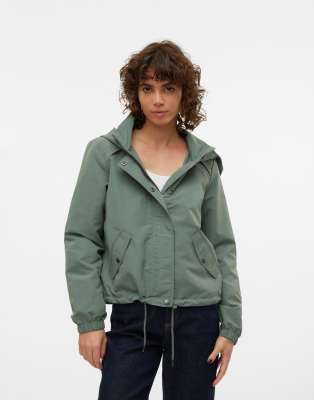 Vero Moda - Parka in der Farbe Laurel Wreath-Grün