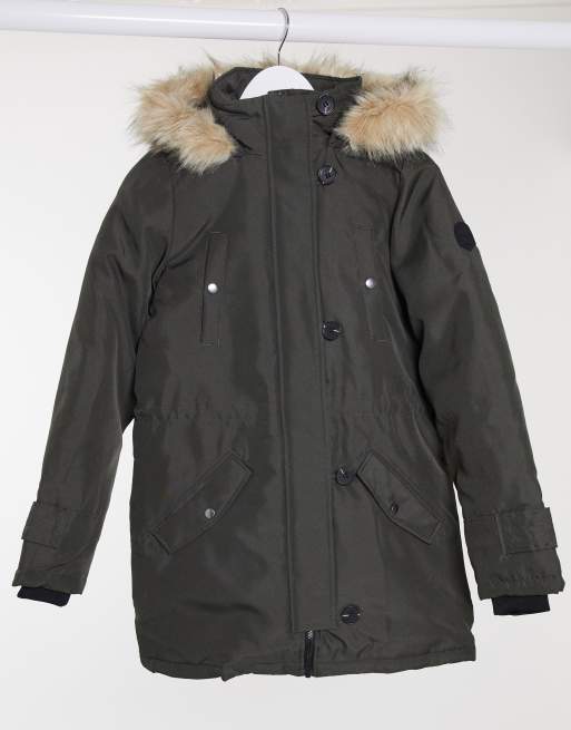 Vero moda parka 2024 with faux fur collar