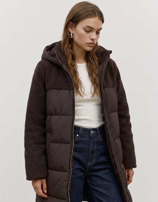 Vero Moda płaszcz w kolorze chocolate torte, 3 z 5