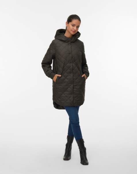 Vero Moda płaszcz w kolorze torfowym - view 1
