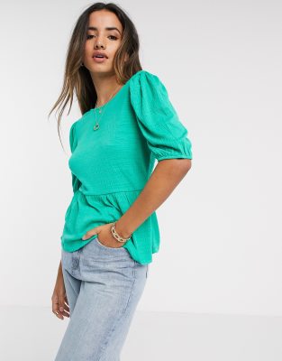 peplum top vero moda