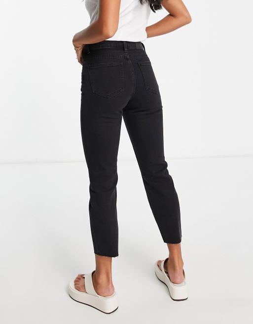 Vero Moda Petite - Brenda - Jeans met rechte pijpen in zwart, 2 van 4