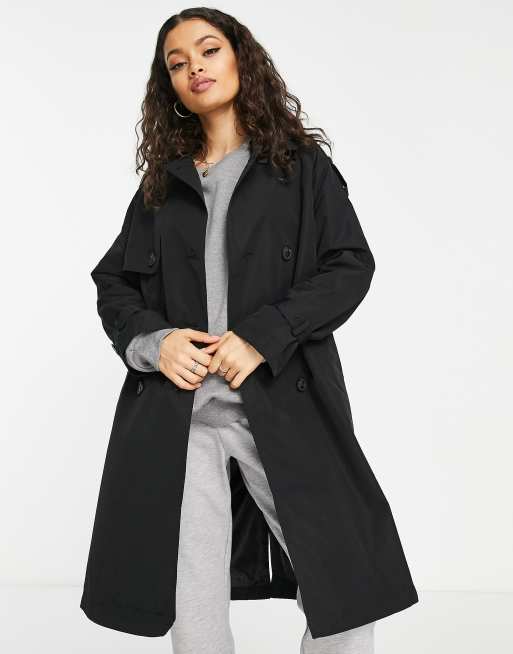 Vero moda petite fluid trench clearance coat