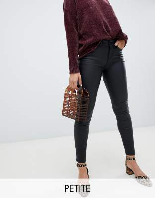 vero moda coated jeans