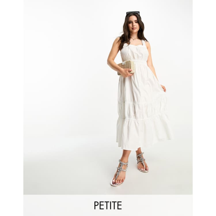 Vero moda clearance white maxi dress