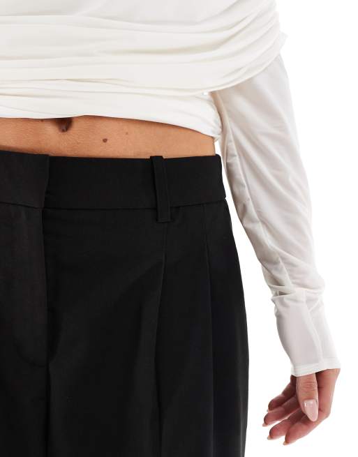 Vero Moda Petite – Elegante Dad-Fit-Hose in Schwarz, 2 von 5